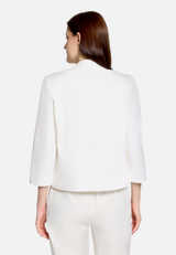 Blazer-Jacke mit 3/4 Arm / Modellfoto Rückseite