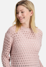 Strickpullover mit Effektgarn / Detailbild