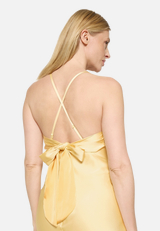 Abendkleid schmal geschnitten / Detailbild