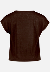 Basic-T-Shirt  mit V-Ausschnitt / Rückseite