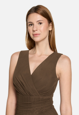 Abendkleid mit V-Ausschnitt / Detailbild