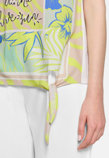 Blusenshirt mit Schleifenknoten / Detailbild