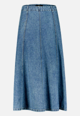 Jeansrock mit Reißverschluss / Vorderseite