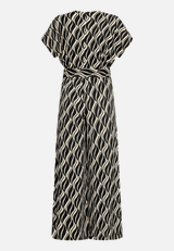 Eleganter Jumpsuit  mit grafischem Muster / Rückseite