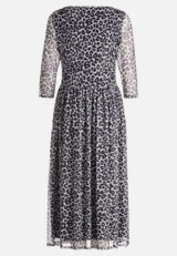 Maxikleid mit Leoprint / Rückseite