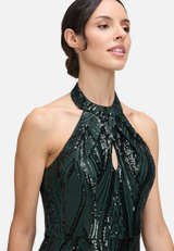 Abendkleid im Glitzer-Look / Detailbild