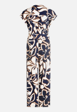 Jumpsuit  mit floralem Muster  / Rückseite