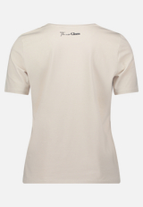 Basic Shirt mit Placement / Rückseite