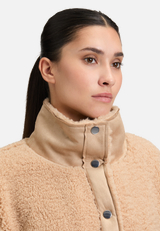 Outdoorjacke mit Plüsch / Detailbild
