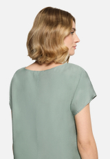 Blusenshirt unifarben / Detailbild