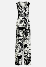 Jumpsuit mit Bindegürtel / Vorderseite