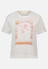 Printshirt mit Rundhalsausschnitt / Vorderseite