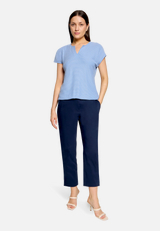 Casual-Shirt mit Struktur / Modellfoto Vorderseite (Outfit)