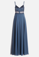 Abendkleid mit Spitze / Rückseite
