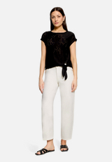 Casual-Shirt mit Struktur / Modellfoto Vorderseite (Outfit)
