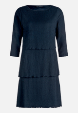 Stufenkleid mit 3/4 Arm / Vorderseite