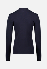 Langarmshirt mit Stehkragen / Rückseite