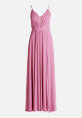 Abendkleid mit Lurexfaden / Vorderseite