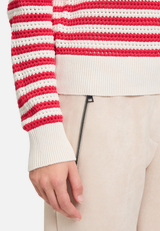 Strickpullover mit Struktur / Detailbild