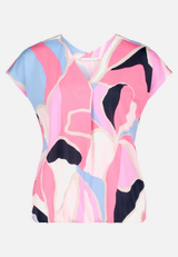 Casual-Shirt mit Gummizug / Vorderseite