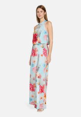 Jumpsuit mit Blumenprint / Modellfoto Vorderseite (Outfit)