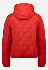 Leichte Steppjacke  mit Kapuze  / Rückseite