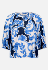 Schlupfbluse mit Print / Vorderseite