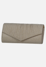 Clutch-Tasche mit Raffung / Detailbild