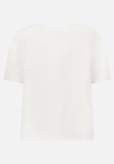 Basic Shirt mit Aufdruck / Rückseite