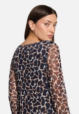 Langarm-Shirt mit Animalprint / Detailbild