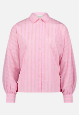 Oversize-Bluse mit Streifen / Vorderseite