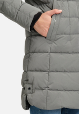 Winterjacke mit Kapuze / Detailbild