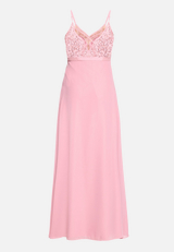 Abendkleid mit Stickerei / Rückseite