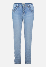 Boyfriend-Jeans im Vintage-Look / Vorderseite