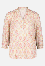 Casual-Bluse mit Raffung / Vorderseite