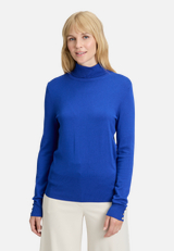 Rollkragenpullover langarm / Modellfoto Vorderseite