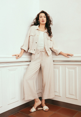 Casual-Hose mit elastischem Bund / Imagebild
