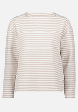 Sweatshirt mit U-Boot-Ausschnitt / Vorderseite