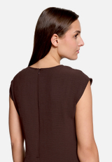 Midikleid mit Raffung / Detailbild