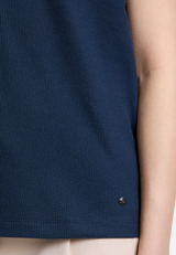 Casual-Shirt mit V-Ausschnitt / Detailbild