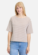 Sweatpullover mit Rundhalsausschnitt / Modellfoto Vorderseite