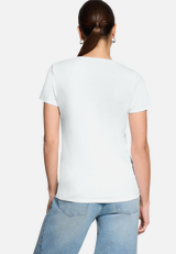 T-Shirt   mit Print No Sun No Fun  / Modellfoto Rückseite