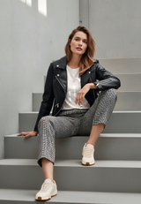 Bikerjacke mit Reißverschluss / Imagebild