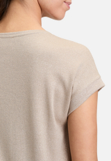 Casual-Shirt mit Rundhalsausschnitt / Detailbild