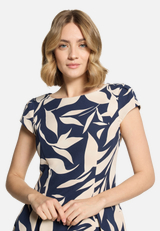 Cocktailkleid mit Aufdruck / Detailbild