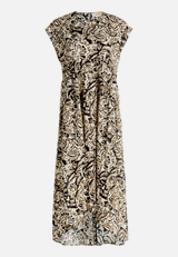 Midikleid mit Muster / Vorderseite