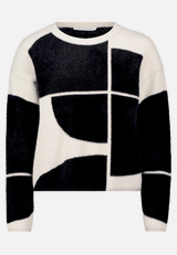 Strickpullover mit Jacquard / Vorderseite