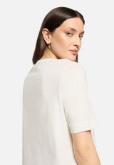Baumwollshirt mit Rundhalsausschnitt / Detailbild