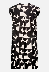Casual-Kleid mit Print / Rückseite