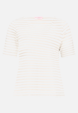 Ringelshirt mit U-Boot-Ausschnitt / Vorderseite